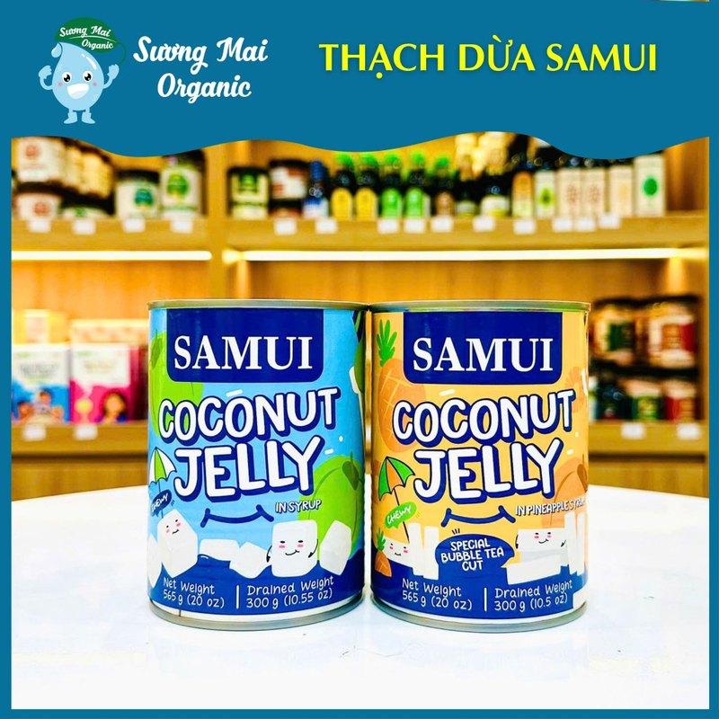 Thạch Dừa Samui | Nhập Khẩu Thái Lan, Thanh Mát, Giòn Dai, Topping Trà
