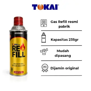 Gas Refill Tokai 235gr-100% Original Pabrik/ Isi ulang korek api / Gas lighter