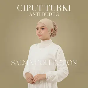 Salma.collection Ciput Turki Anti Slip Inner Cepol Anti Budeg untuk Hijab Lebih Bervolume dan Cantik - Ciput Turki Kerudung Topi