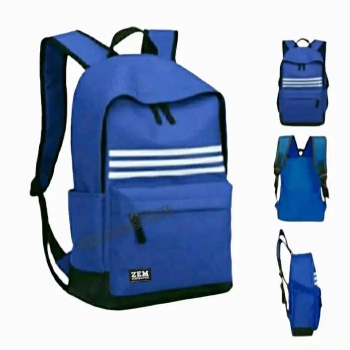 Tas Punggung Style Pria Wanita Tas Ransel Casual Distro Sekolah, Kuliah Kerja Tas Punggung Backpack FGH76GK Ylaksma Officiall. Polos Canvas Dewasa jansport id 4