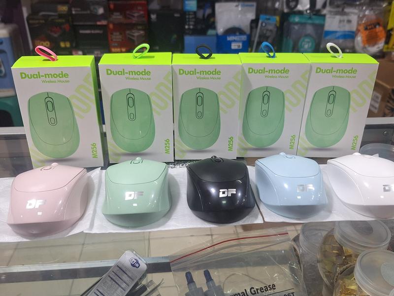 MOUSE WIRELESS + BLUETOOTH DUAL MODE DF M256 buat komputer kantor dan sekolah 4
