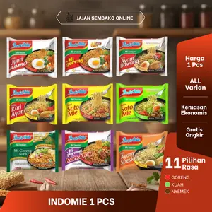 Indomie Mie Instan Favorit Indonesia Rasa Gurih Lezat Praktis Goreng & Kuah/ Goreng / Soto / Ayam Bawang / Kari /Ayam Spesial