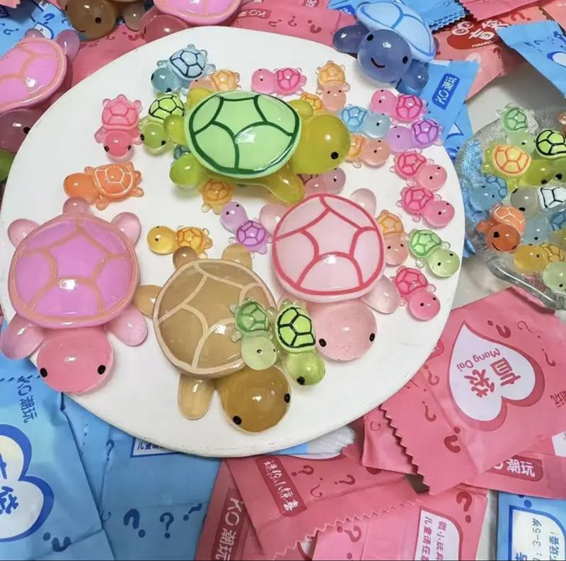 Mummy Turtle Glow In The Dark Hiasan Trendi Lumi Blind Box Permainan ...