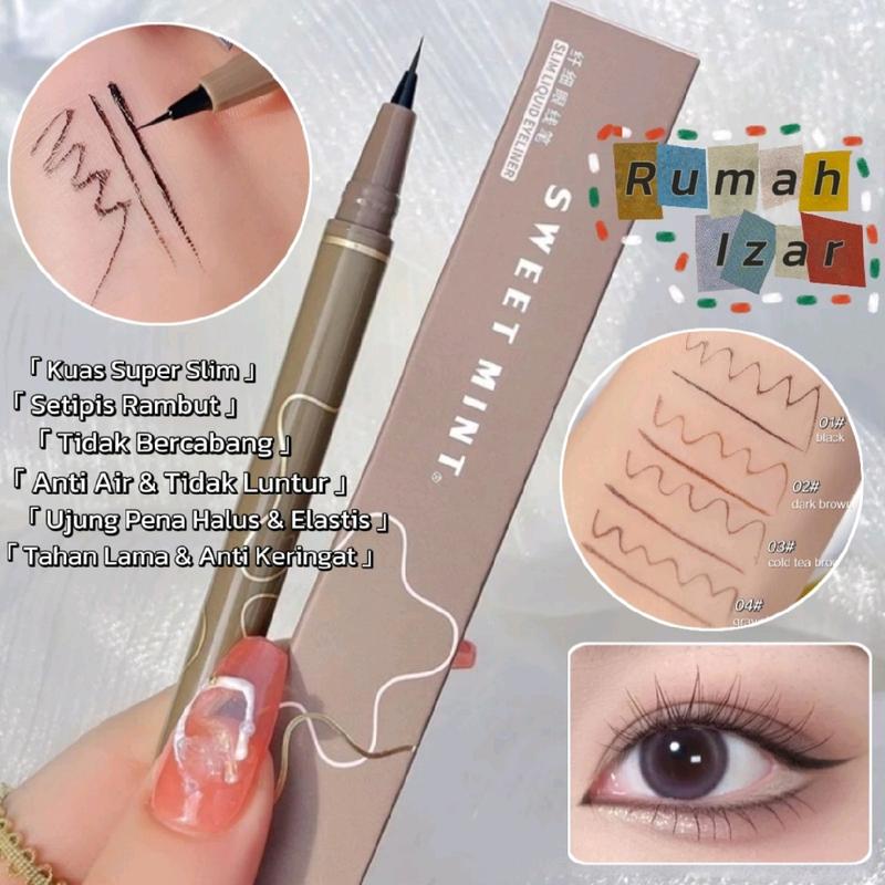 Sweetmint Eyeliner Tipis Ultra Slim Liquid Waterproff 4 Shade Sweet 0