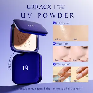Urracx Powder Foundation Fresh And Matte Finish Makeup Coverage UV SPF50 PA+++
