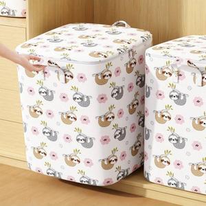 Bolsa de almacenamiento de gran capacidad para ropa, artículos de cama y juguetes, tejido no tejido duradero, contenedor de organización para el hogar, caja de almacenamiento para dormitorio