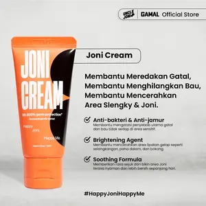 GAMAL | Joni Cream | 30ml | Dermatology Tested | Krim Perawatan Untuk Area Lipatan Pria | Mencerahkan dan Melembabkan Selangkangan