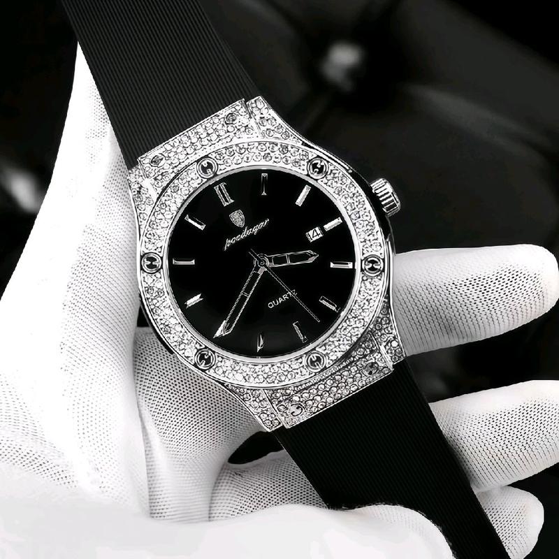 Đồng Hồ Versati Nam Nữ Size Nhỏ Đính Đá Sang Trọng Chống Xước Có Bảo Hành Đổi Trả Trong Vòng 15 Ngày, Kiểu Dáng Trẻ Trung Dễ Phối Đồ