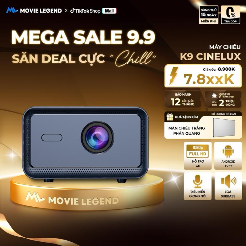 Chiếu K9 CineLux - Premium phiên bản cao cấp - Hệ điều hành Android