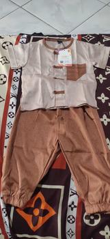 Product Review of Cutekids Setelan Baju Koko Anak Laki2 6-12 Bulan 1 Sampai 6 Tahun Zavier Muslim Laki Cowok Kekinian Celana Kancing Katun Nyaman Peci Keren from T**🤪 2