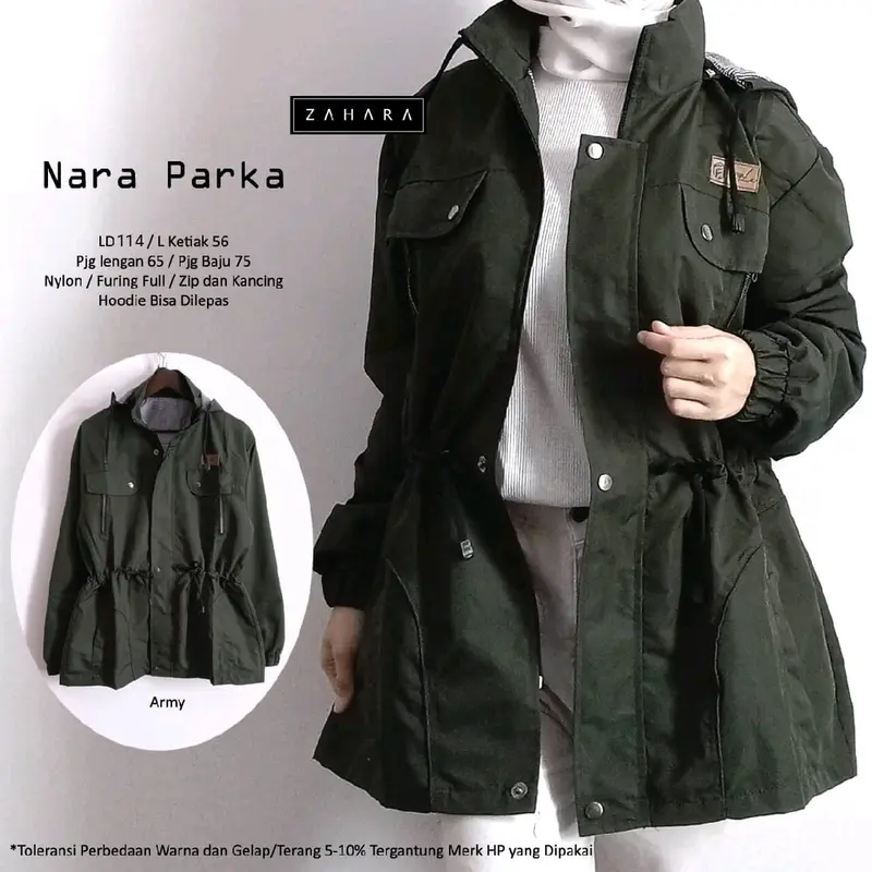 Nara Parka Jacket Wanita Bestseller by Zahara 1