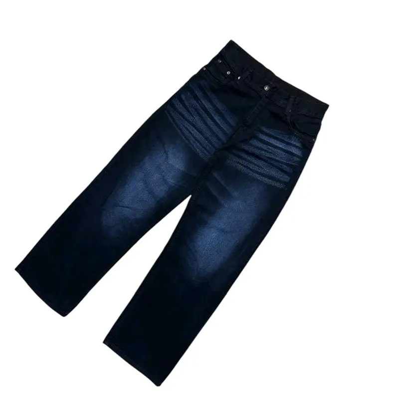 Celana Skena Loose Gombrang Korean Stile Jeans Denim Premium Unisex Distro - Kualitas Premium - Panjang, Nyaman 3