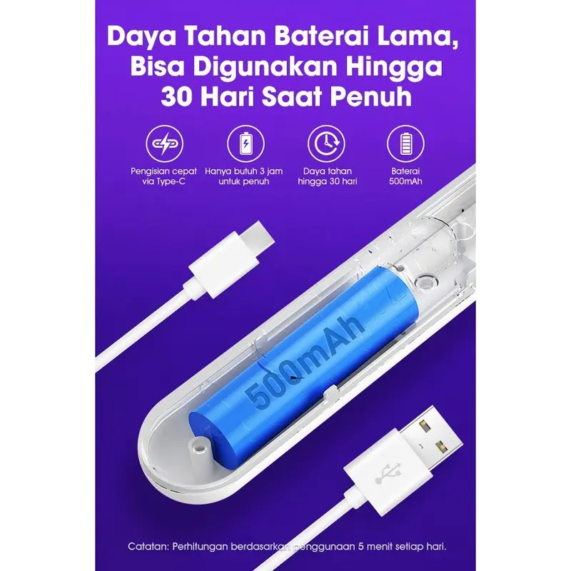Samono Raket Nyamuk Elektrik Pengusir Serangga Pembasmi Nyamuk SW-MS10 4