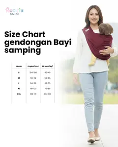 Racuta Gendongan Bayi Samping Geos Gen Two Umur 1-3 Tahun Bunda Strap Hipseat Busa Tebal Nyaman Anti Alergi Premium 1 Layer untuk New Born hingga 20kg