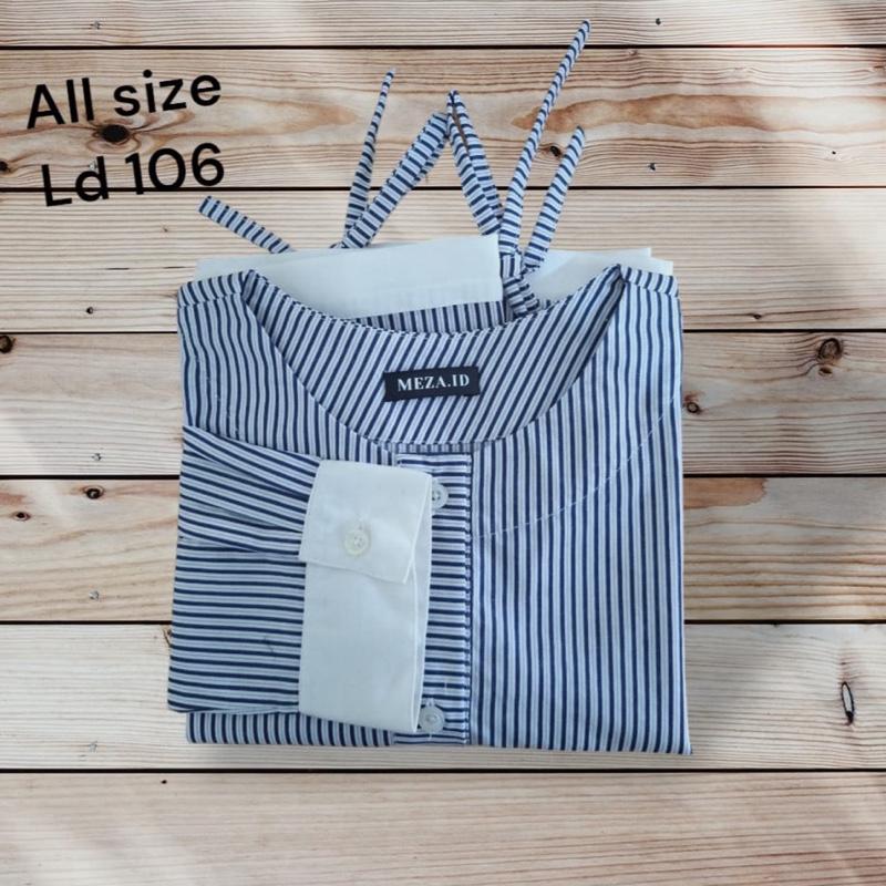 Crop top cewe unik m001 salur 1
