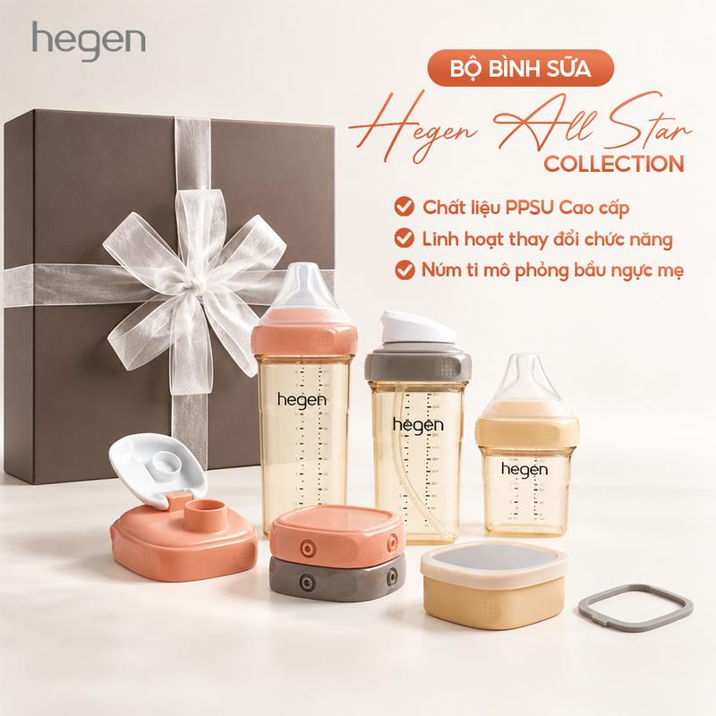 [Live] Bộ quà tặng Hegen All Star Collection – set PPSU và phụ kiện cao cấp cho bé