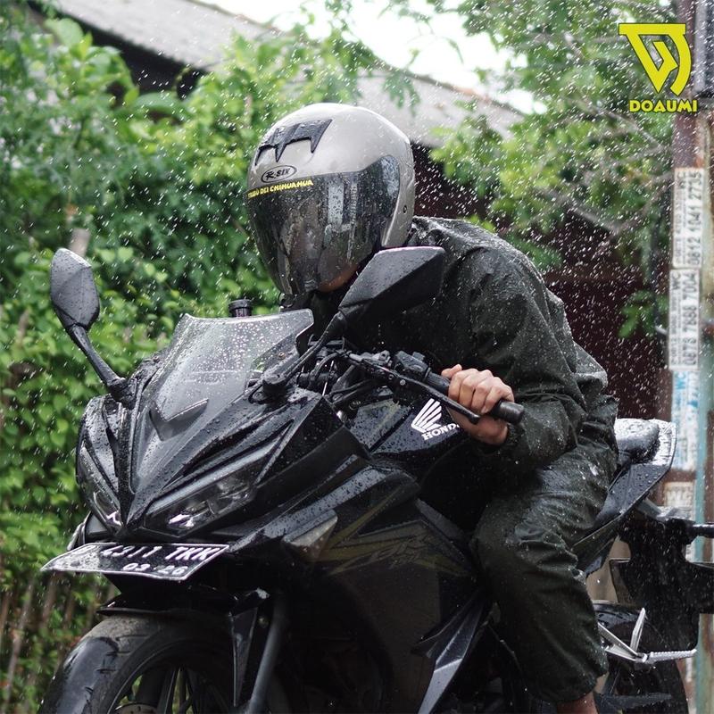 Raincoat Jas Hujan Doaumi Mushi Pria Wanita Dewasa Jas Hujan Motor Setelan Jaket Anti Rembes 7