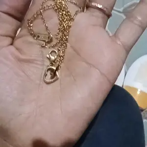 kalung titanium love doubel