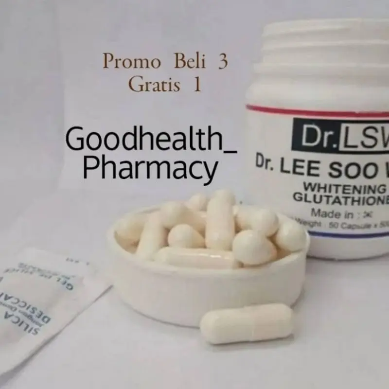 DR.LSW PEMUTIH BADAN WHITENING GLUTATHIONE ORIGINAL DR LSW ASLI PERMANEN