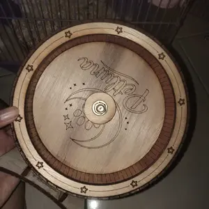 Petluna Silent Hamster Jogging Wheel Diameter 15, 20, 25, dan 30cm Rapi Presisi Kokoh Dari Kayu Berkualitas