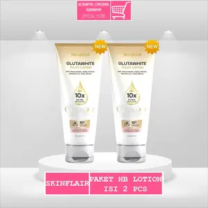 Skinflair [Paket Isi 2 Pcs HB] Glutawhite Milky Lotion Kemasan 150 ML