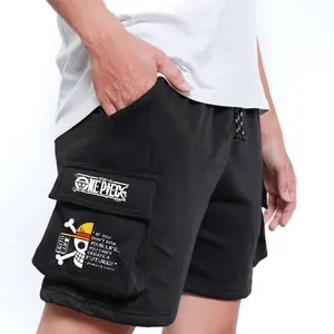 Celana Cargo Pendek Pria One Piece Shorpant Fleece