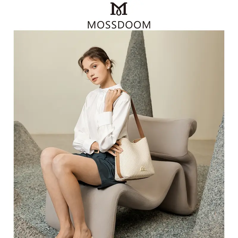 [SPECIAL OFFER]MOSSDOOM Tas Wanita Vela Bag Temperamen Premium yang Elegan Tas Bahu Komuter yang Trendi 2