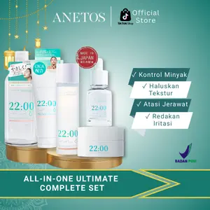 ANETOS – All-in-One Ultimate Complete Set paket lengkap 5 pcs (Paket Skincare Untuk Mengatasi Flek, Bintik Hitam, Jerawat)