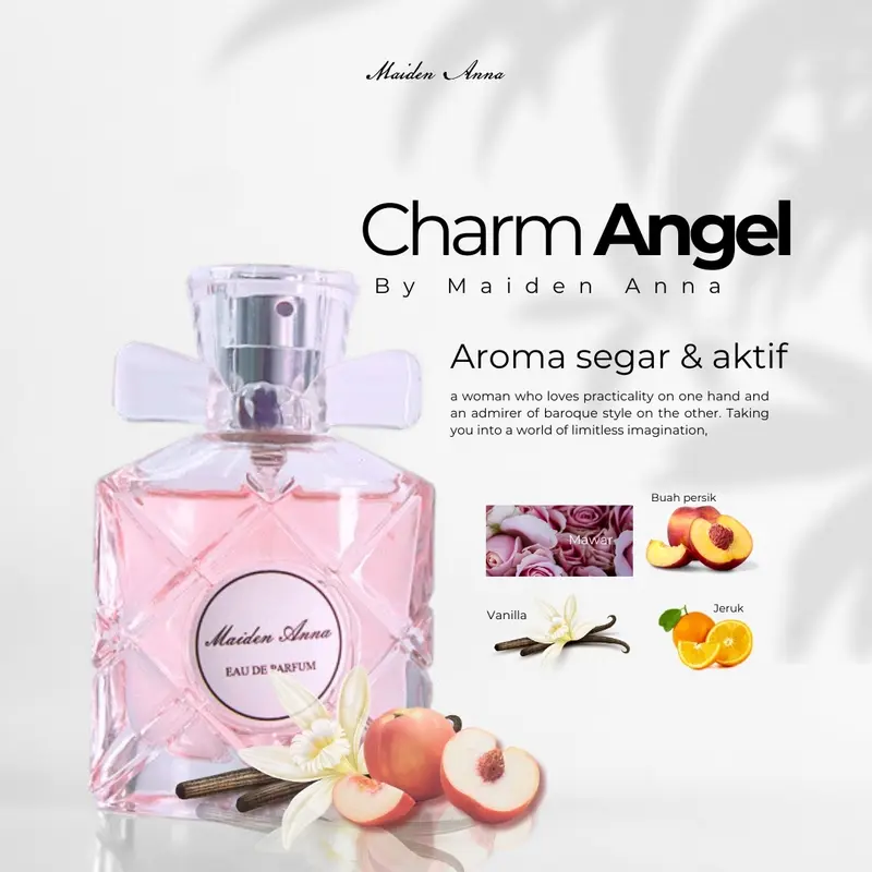 MAIDENN ANNA 3IN1 I EDP Perfume Wanita White Gold 30Ml 4