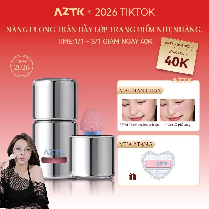 【AZTK Má hồng lỏng AZTK Hiệu Ứng Làm Sáng Da Kết Cấu Lì Màu Nude Tạo Không Khí Thanh Lịch Và Tinh Tế Bao Gồm