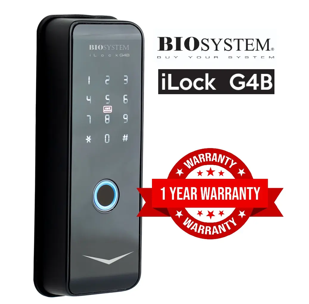 BIOSYSTEM ILOCK G4B DIGITAL GATE LOCK - 1 YEAR WARRANTY