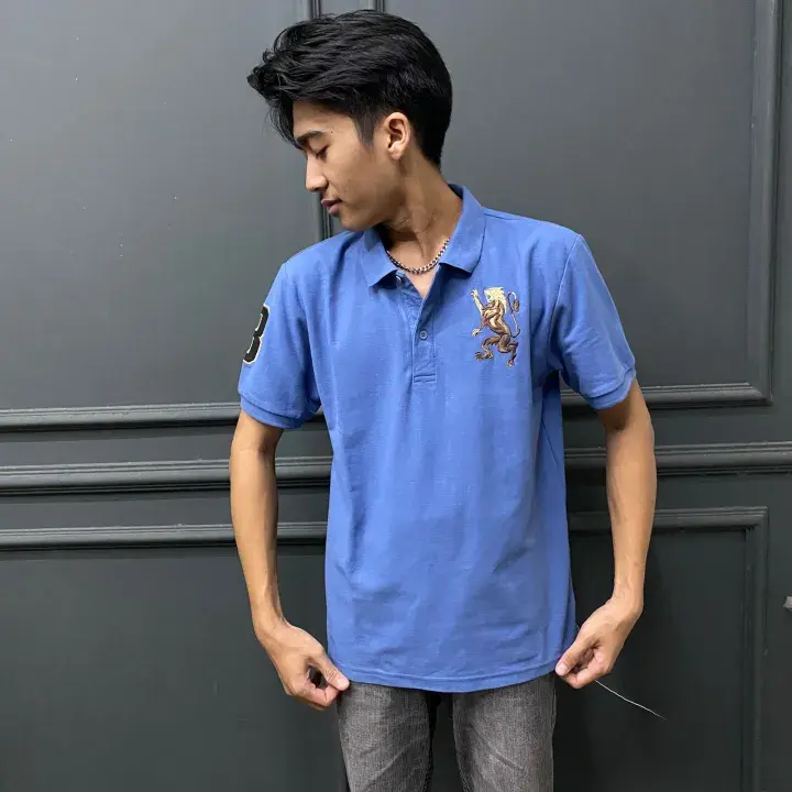 GIORDAN0 LION KAOS POLO PRIA PREMIUM BORDIR KAOS KERAH POLO SHIRT COWOK Giordan0 LENGAN PENDEK BORDIR LION 2