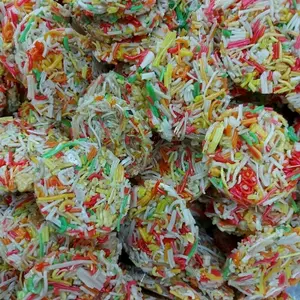 (Free Kardus+Buble) Kerupuk Grandong Mentah 1.KG Super Mekar Mantap