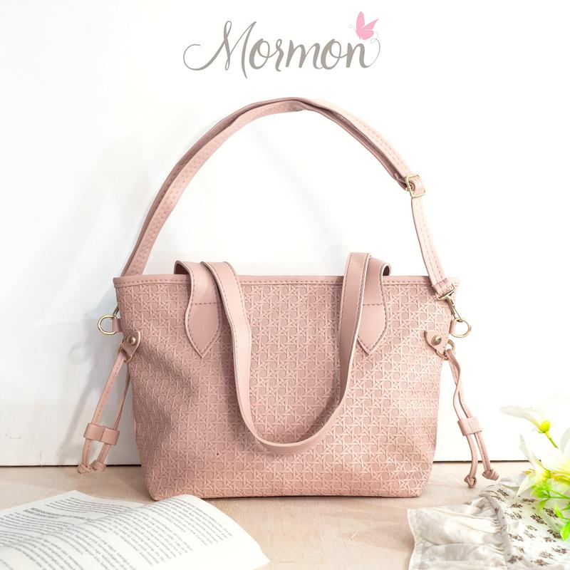 Tote bag double mint dbm FREE POUCH Morymony Tas Selempang & Bahu Wanita Totebag Perempuan Terbaru 2025 Cewek - Slingbag 2