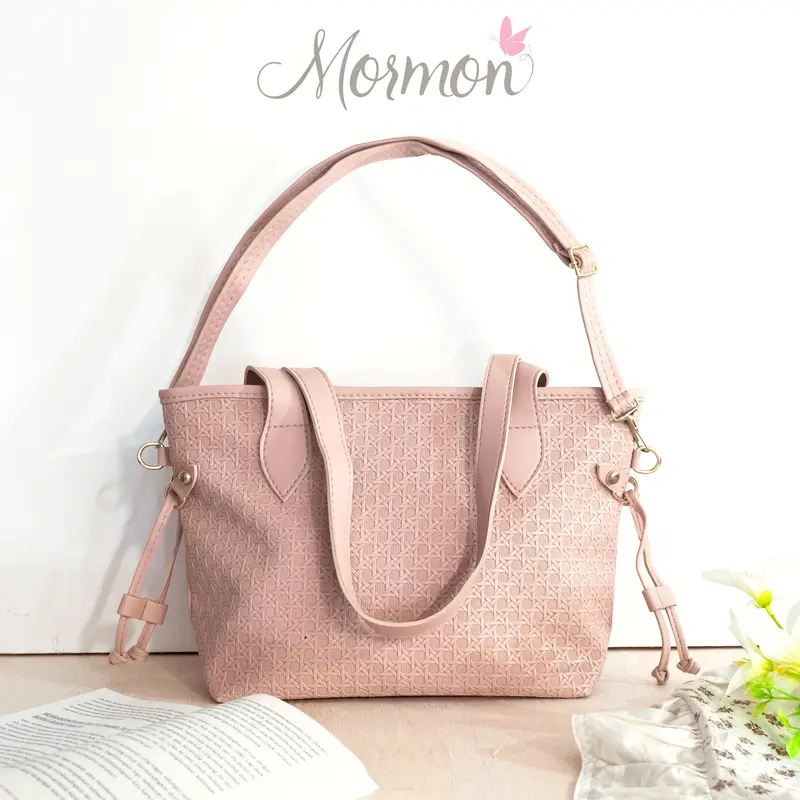 Tote bag double mint dbm FREE POUCH Morymony Tas Selempang & Bahu Wanita Totebag Perempuan Terbaru 2025 Cewek - Slingbag 2