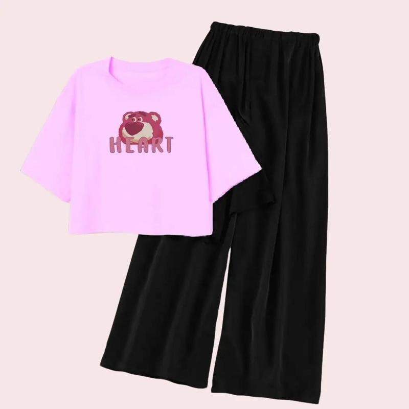 Setelan Remaja Baju dan Celana Kulot Lotso Series Fashion Usia 9-12 Tahun 6