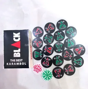 Koin Karambol Permainan Papan Biji Karambol Ukuran 3in