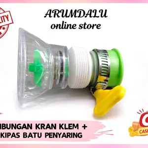 SAMBUNGAN KRAN AIR FILTER BATU + KIPAS