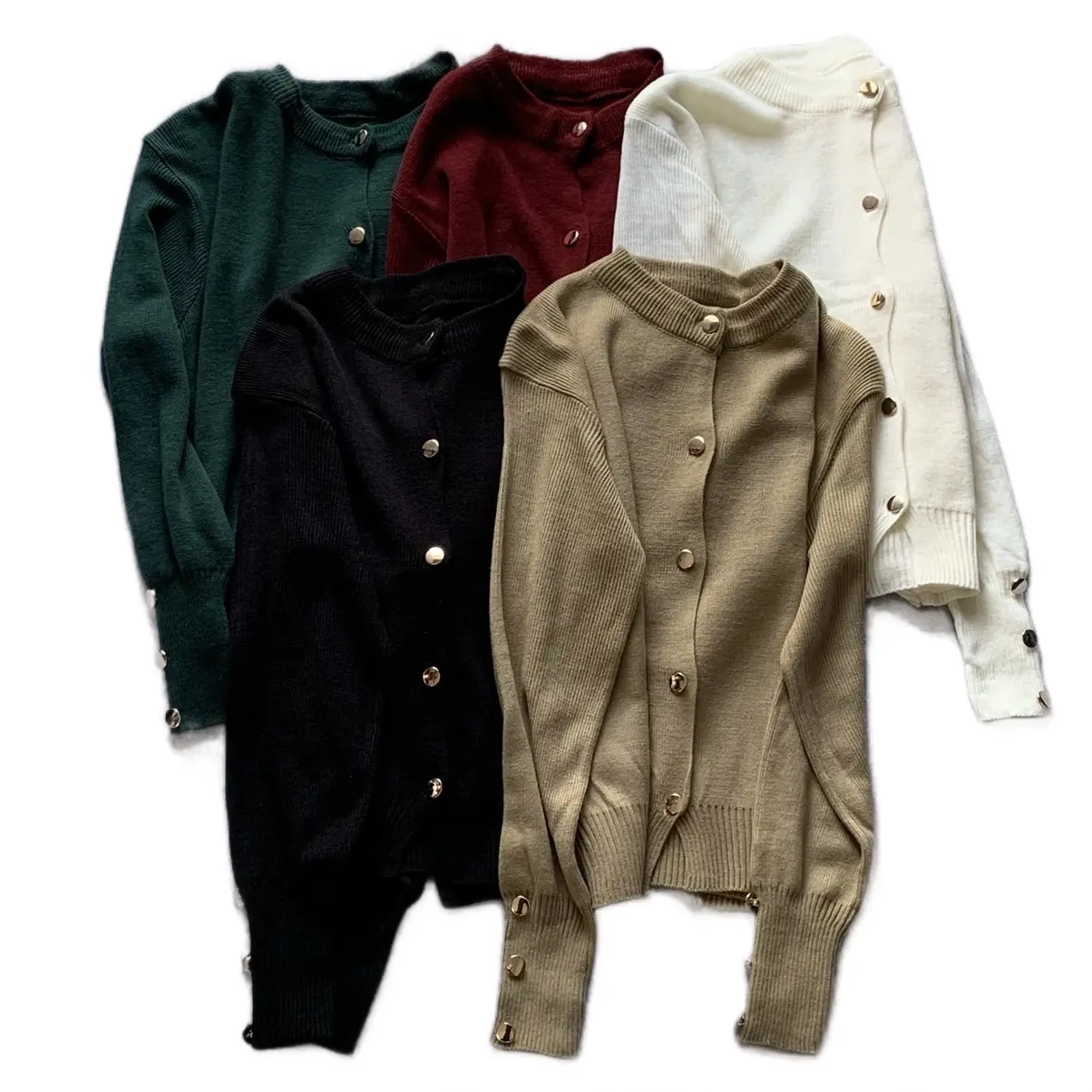 OLOP Cardigan Rajut Tangan Kancing Slimfit 009 Tebal