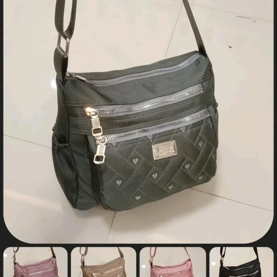 Tas selempang 3 dan 2 ruang elegan boleh campur model dan warna