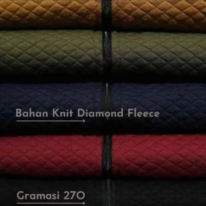 Product Introduction of Jaket Kasual Comfy Diamond Knitt Pria Wanita Unisex Premium Size M, L, XL, XXL dan XXXL 28