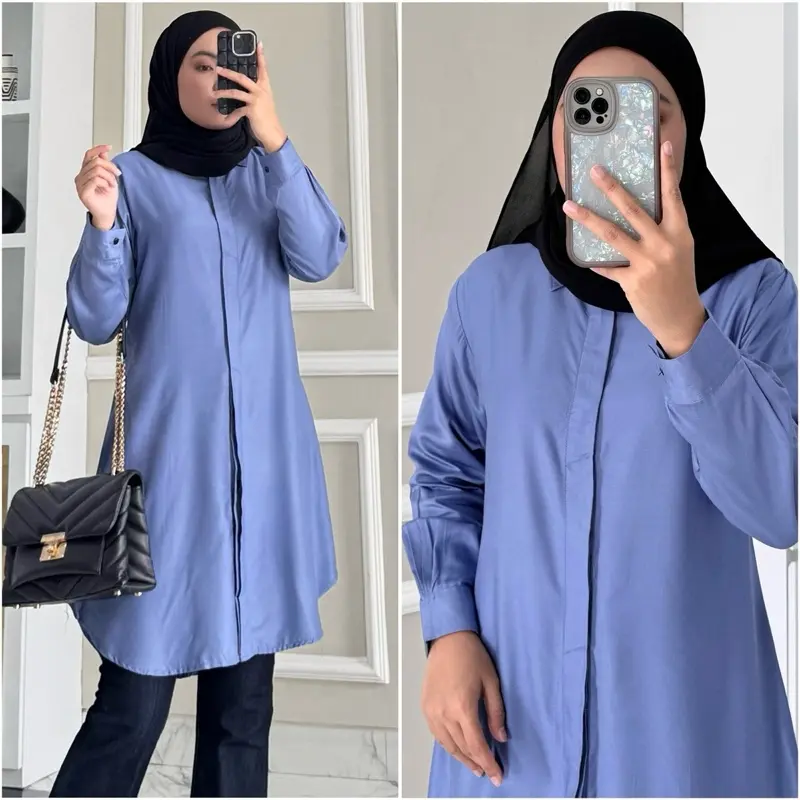 Zalfaoutfit ALINA tunik kerja rayon polos 0