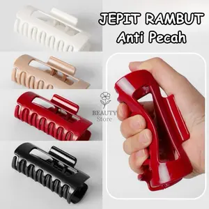 Jepitan Rambut Silikon Anti Patah Lembut Nyaman Dipakai Hairclip Wanita