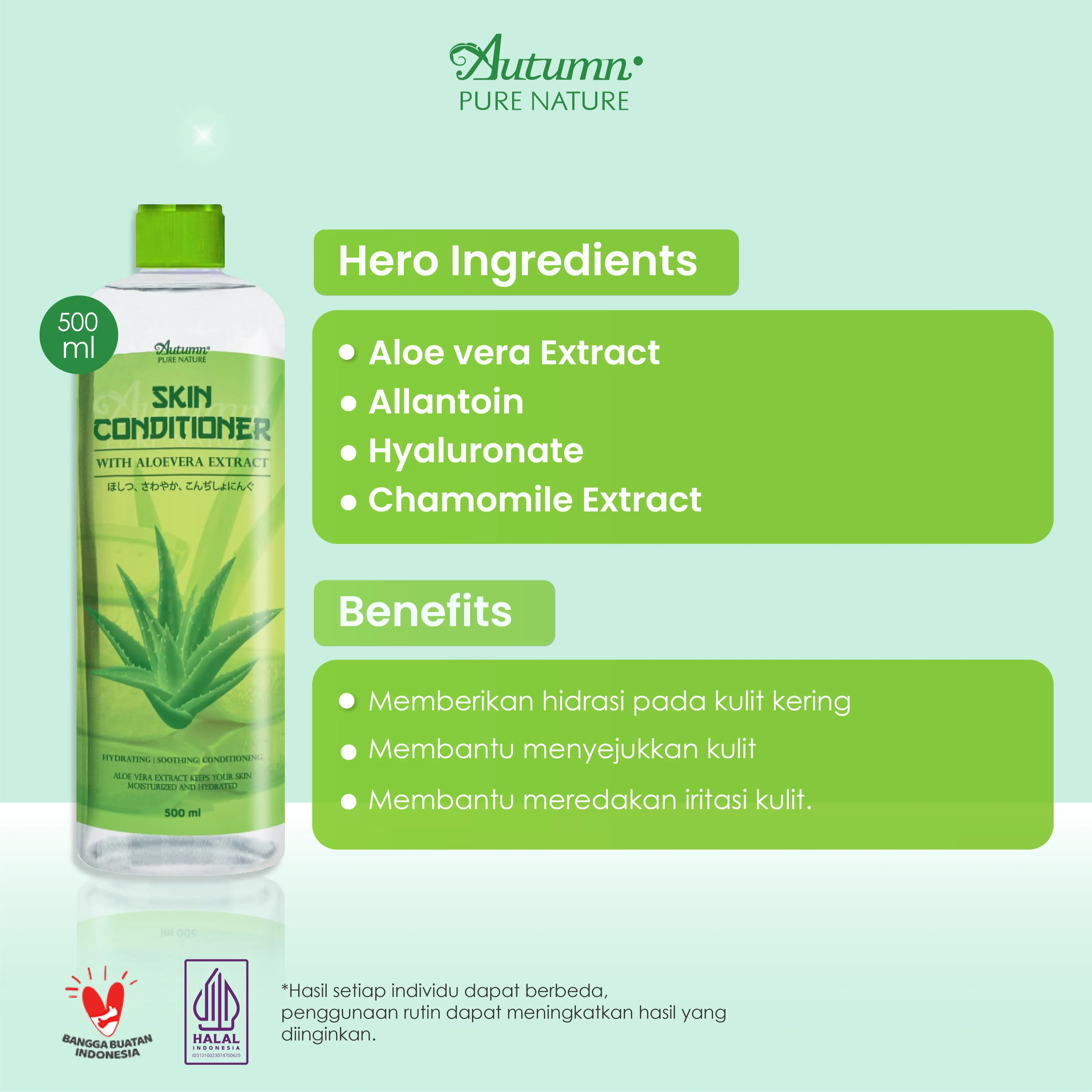 TONER ALOE VERA 500ML (ASCA 500ML)