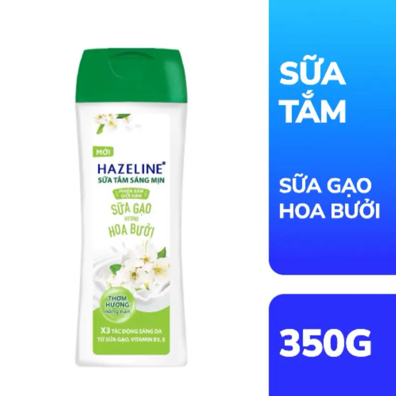 Sữa Tắm Hazeline Sữa Gạo Hoa Bưởi Chai 800g 1