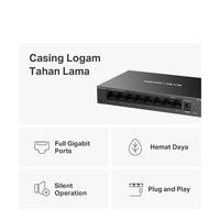Gambar TP Link | Mercusys MS108GS 8-Port Gigabit Desktop Switch | Power Saving dari TP-Link Indonesia Kab. Tangerang 3 Tokopedia