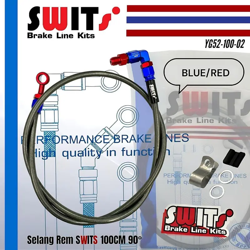 SELANG REM SWITS DEPAN 45 90 DERAJAT 100CM IMPORT ORIGINAL 1