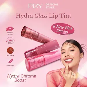 PIXY Hydra Glass Lip Tint Oil 2.5 ml | LIP TINT BIBIR GLOSSY LEMBAB