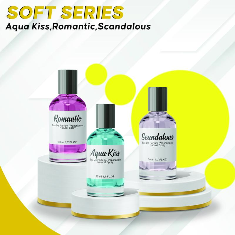 Dapat 3 Botol Eau De Parfum 30ml Creamy/Soft/Men Series Tahan Lama Pewangi 2
