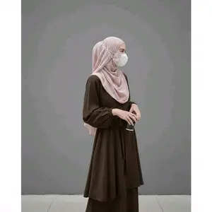 NAMIRA GAMIS ONE SET SETELAN BAHAN SABRINA ANTI UV UK L XL XXL ROK BAJU TUNIK REMAJA TERBARU KEKINIAN DRESS LEBARAN TERBARU 2026